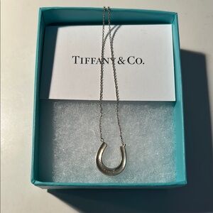 Tiffany & Co. Silver Horseshoe Necklace